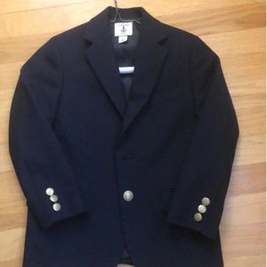 Boys navy blue sport coat / blazer